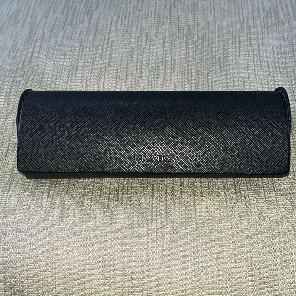 Prada Tortoise Denim Authentic Eyeglass Case